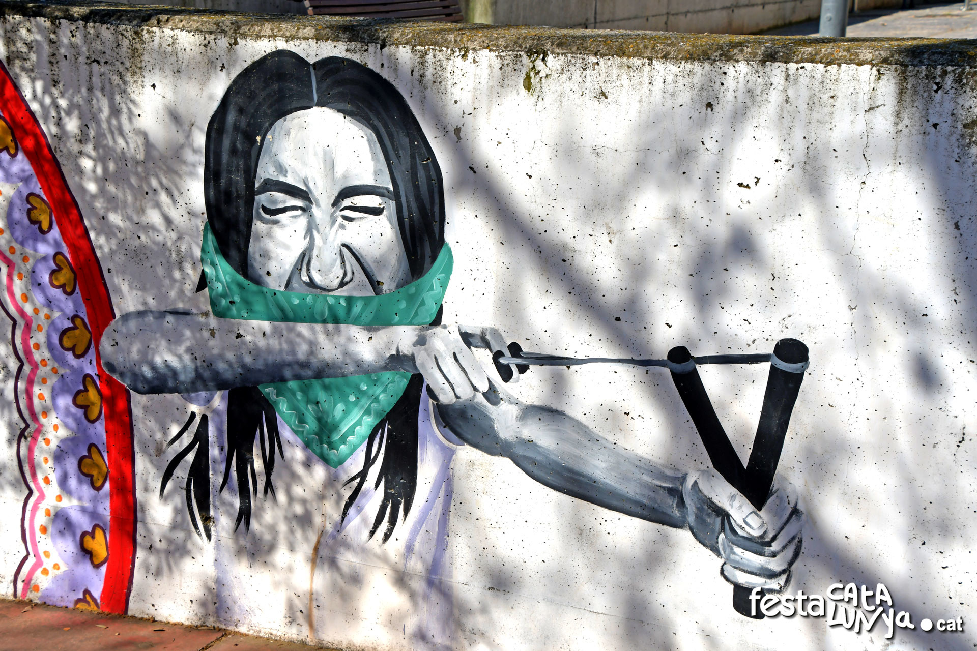 Navàs - Mural Les netes de les bruixes