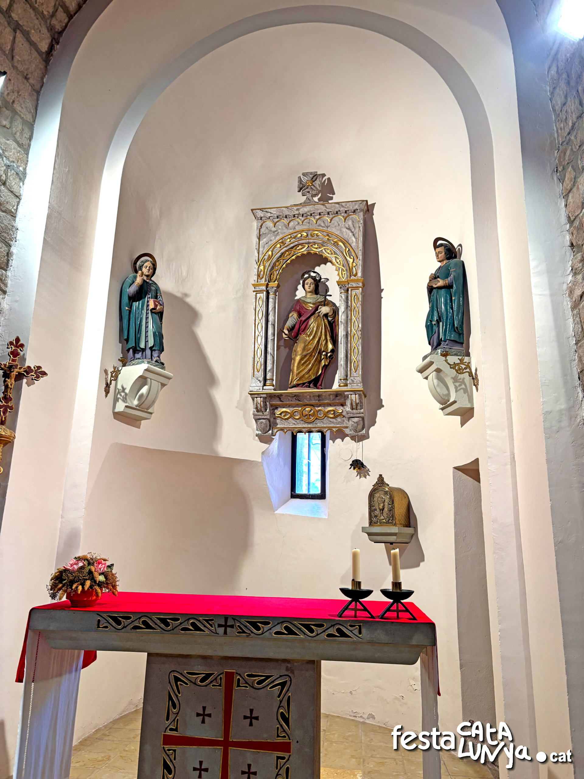 Navàs - Imatges del desaparegut retaule major de Santa Fe de Valldeperes