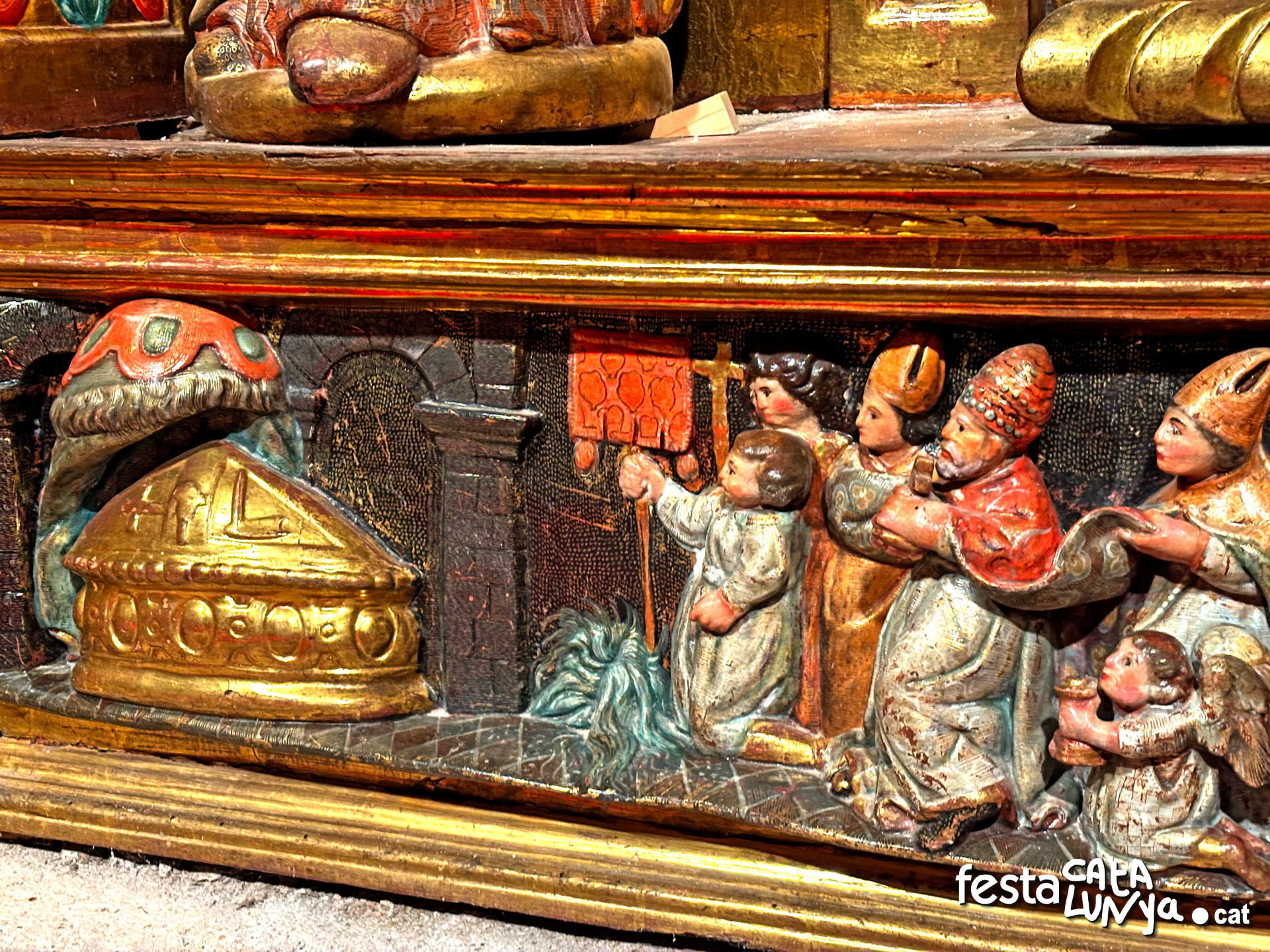 Navàs - Retaule de Sant Isidre i Sant Galderic de Santa Fe de Valldeperes