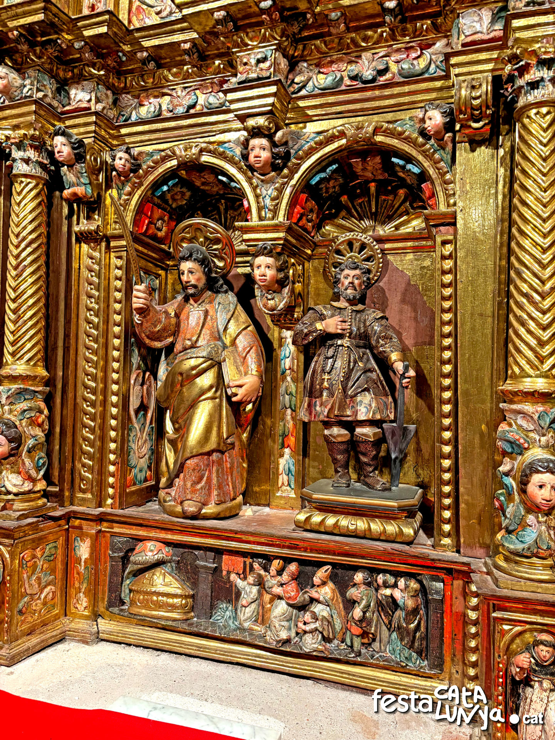 Navàs - Retaule de Sant Isidre i Sant Galderic de Santa Fe de Valldeperes