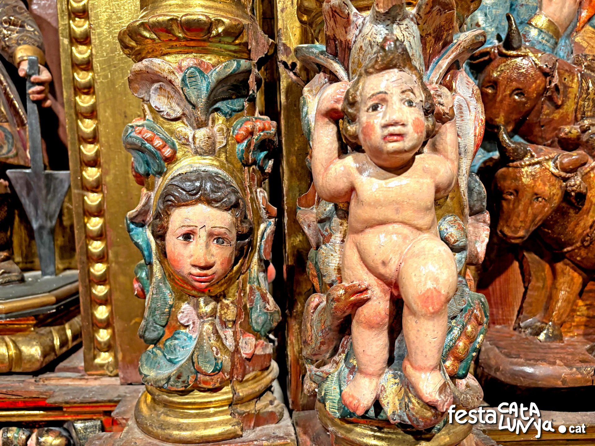 Navàs - Retaule de Sant Isidre i Sant Galderic de Santa Fe de Valldeperes