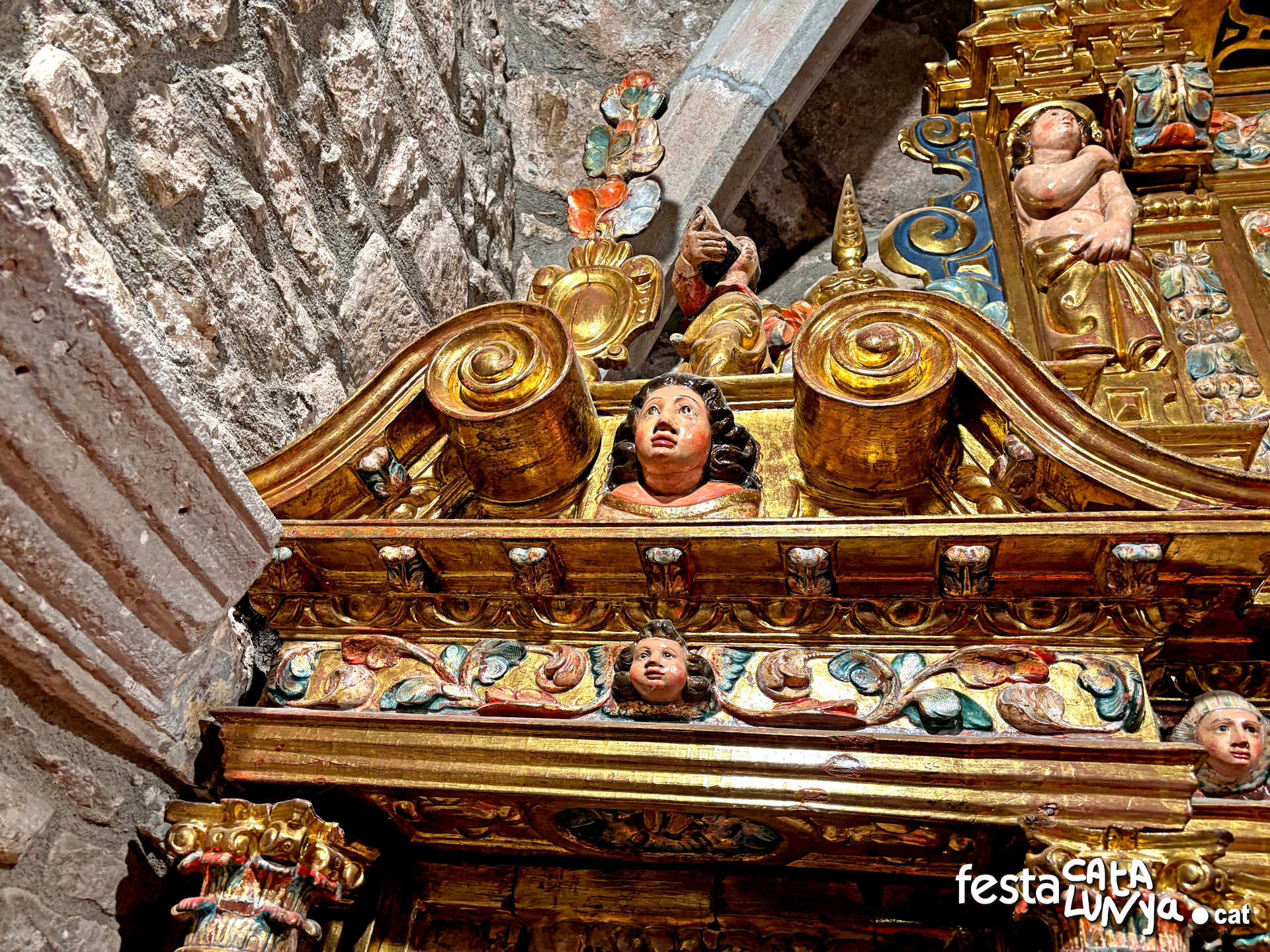 Navàs - Retaule de Sant Isidre i Sant Galderic de Santa Fe de Valldeperes