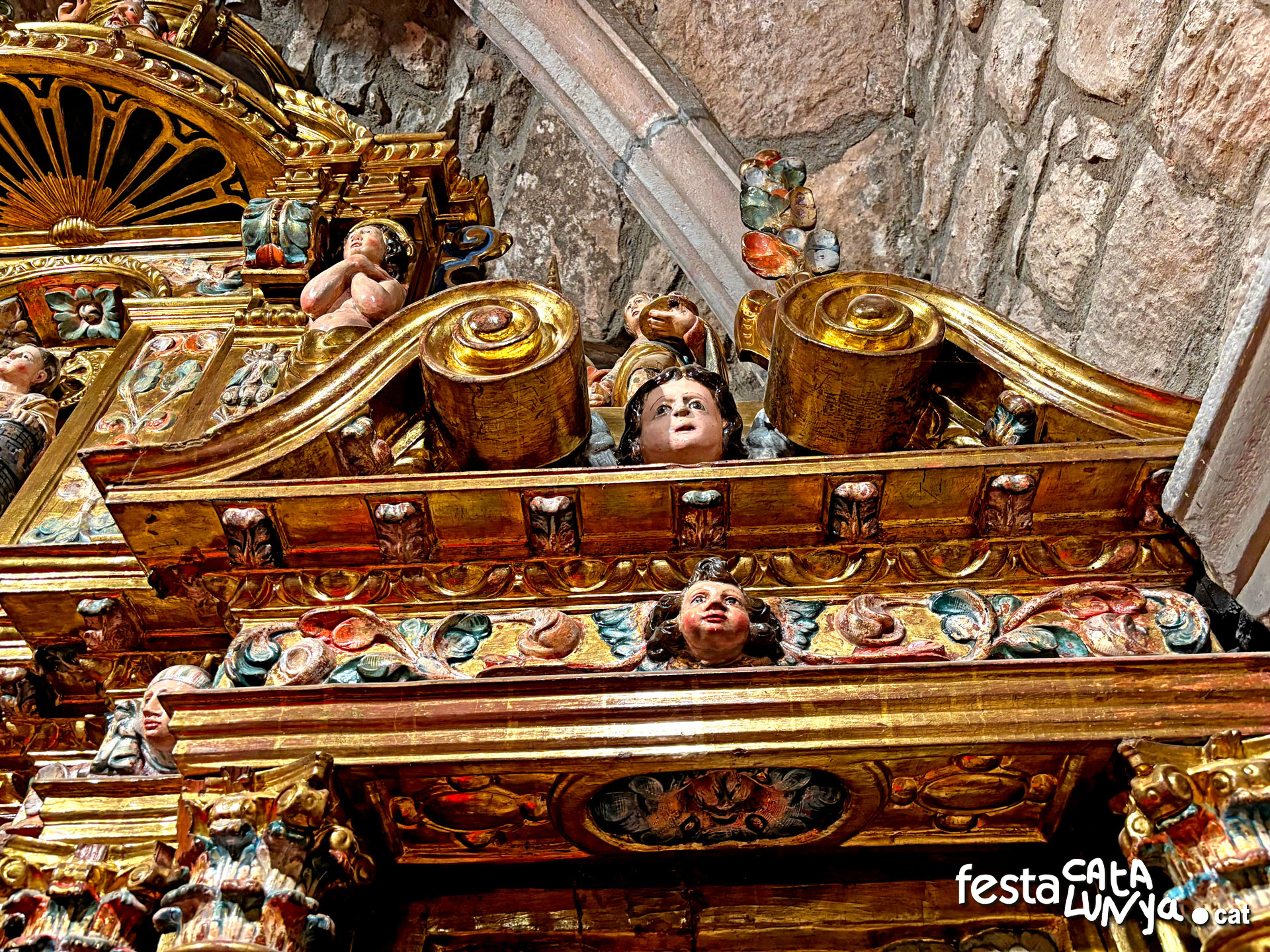 Navàs - Retaule de Sant Isidre i Sant Galderic de Santa Fe de Valldeperes