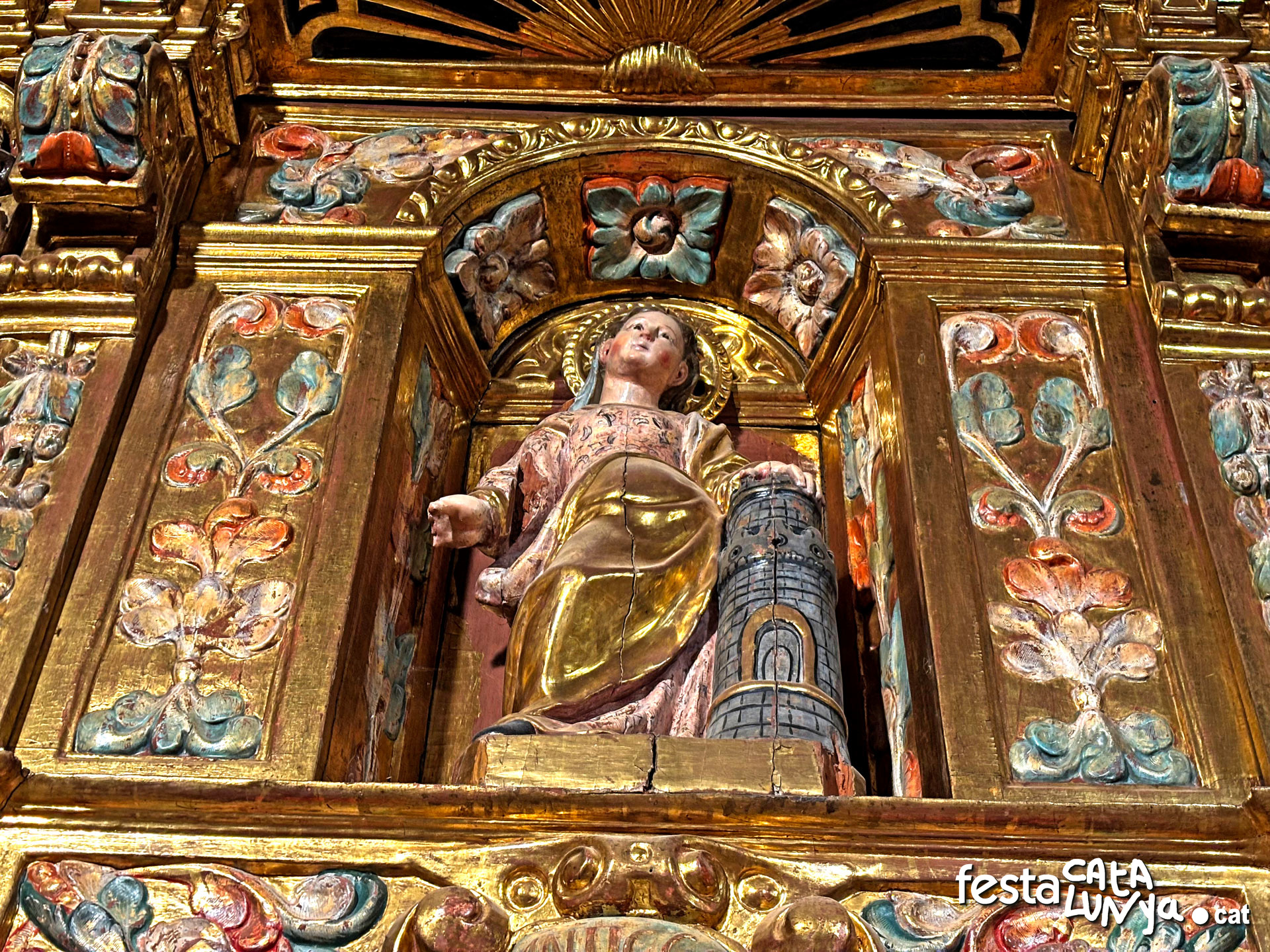 Navàs - Retaule de Sant Isidre i Sant Galderic de Santa Fe de Valldeperes
