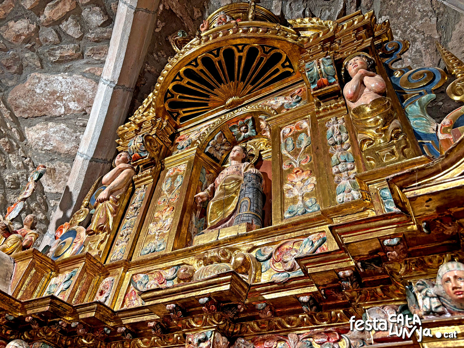 Navàs - Retaule de Sant Isidre i Sant Galderic de Santa Fe de Valldeperes