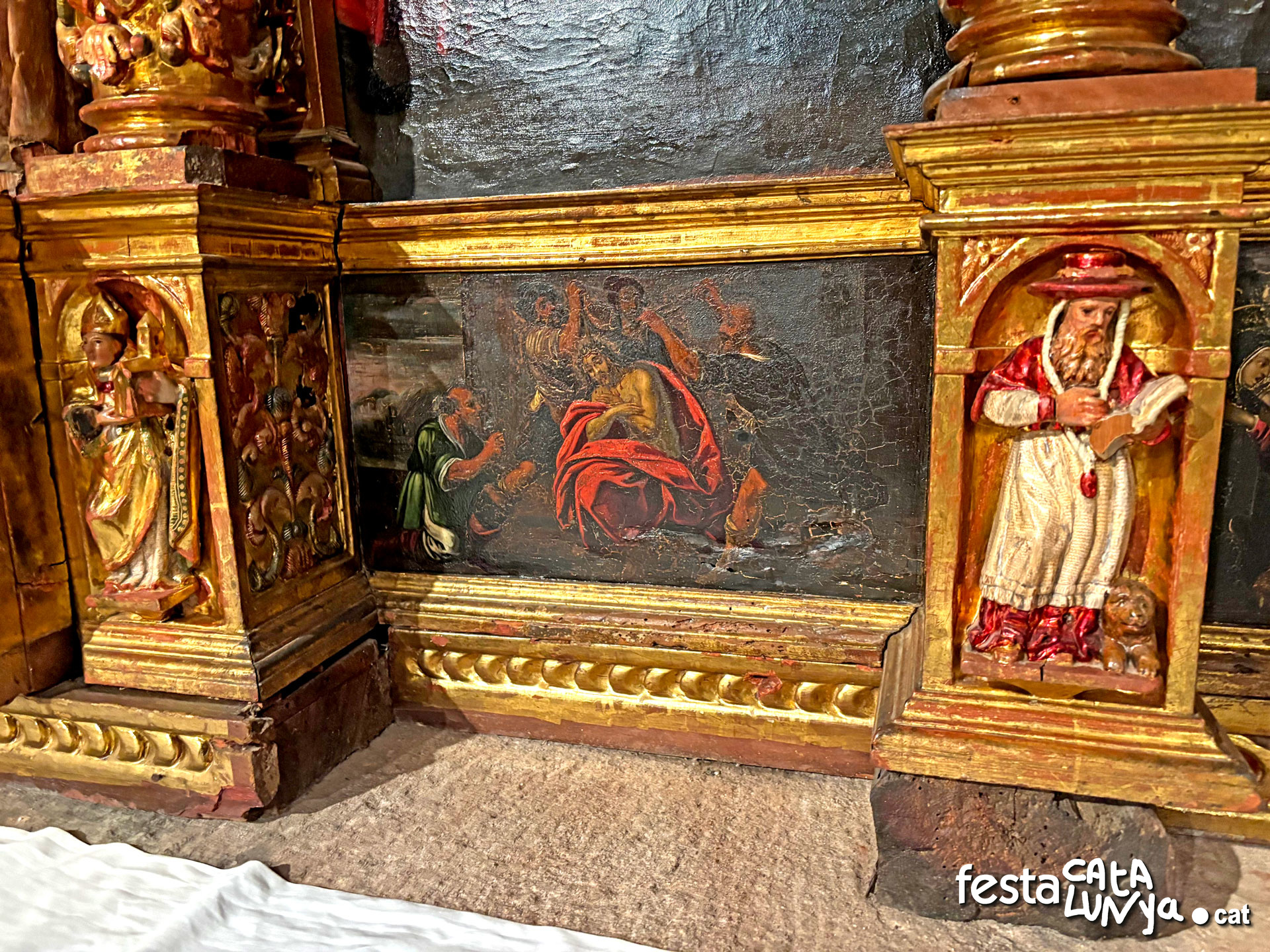 Navàs- Retaule del Roser de Santa Fe de Valldeperes