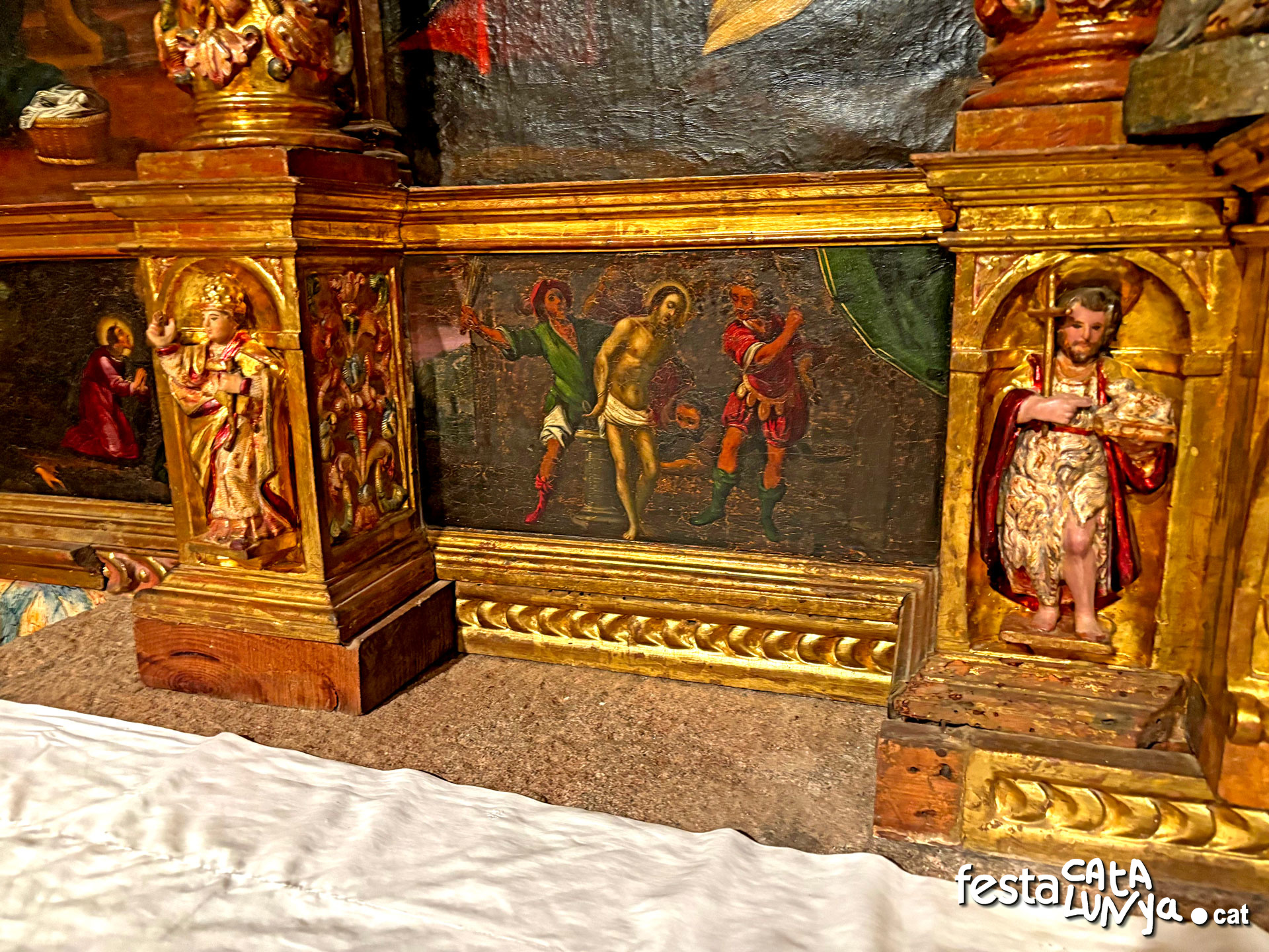 Navàs- Retaule del Roser de Santa Fe de Valldeperes