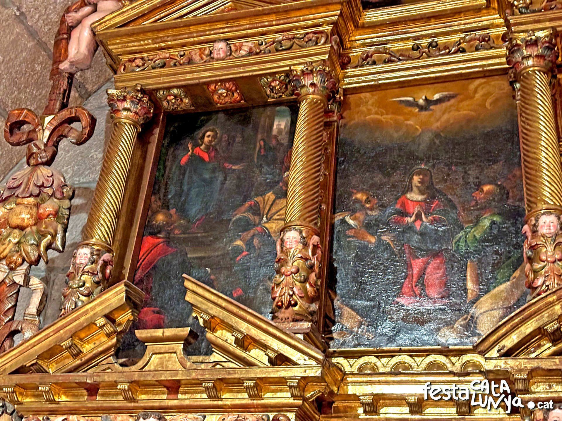 Navàs- Retaule del Roser de Santa Fe de Valldeperes