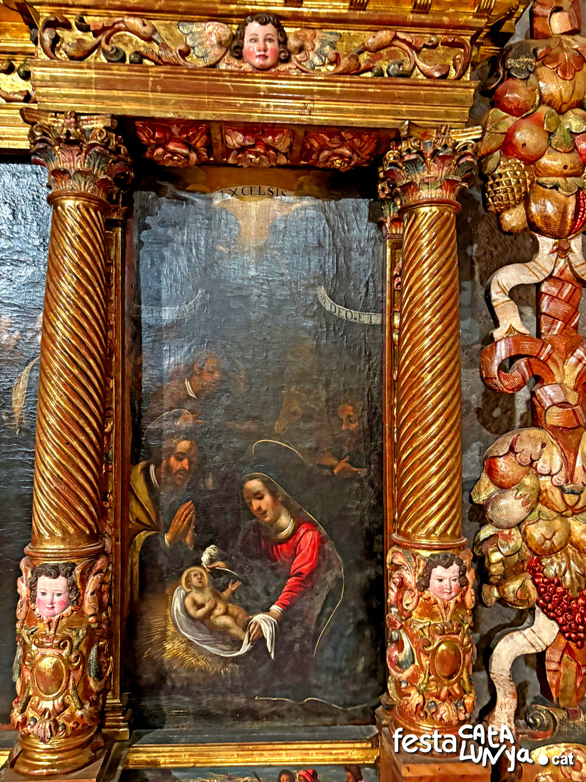 Navàs- Retaule del Roser de Santa Fe de Valldeperes