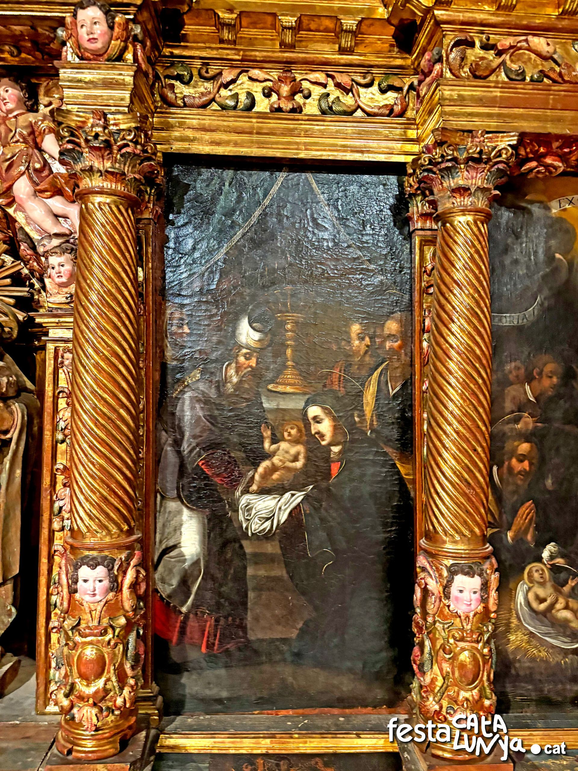 Navàs- Retaule del Roser de Santa Fe de Valldeperes