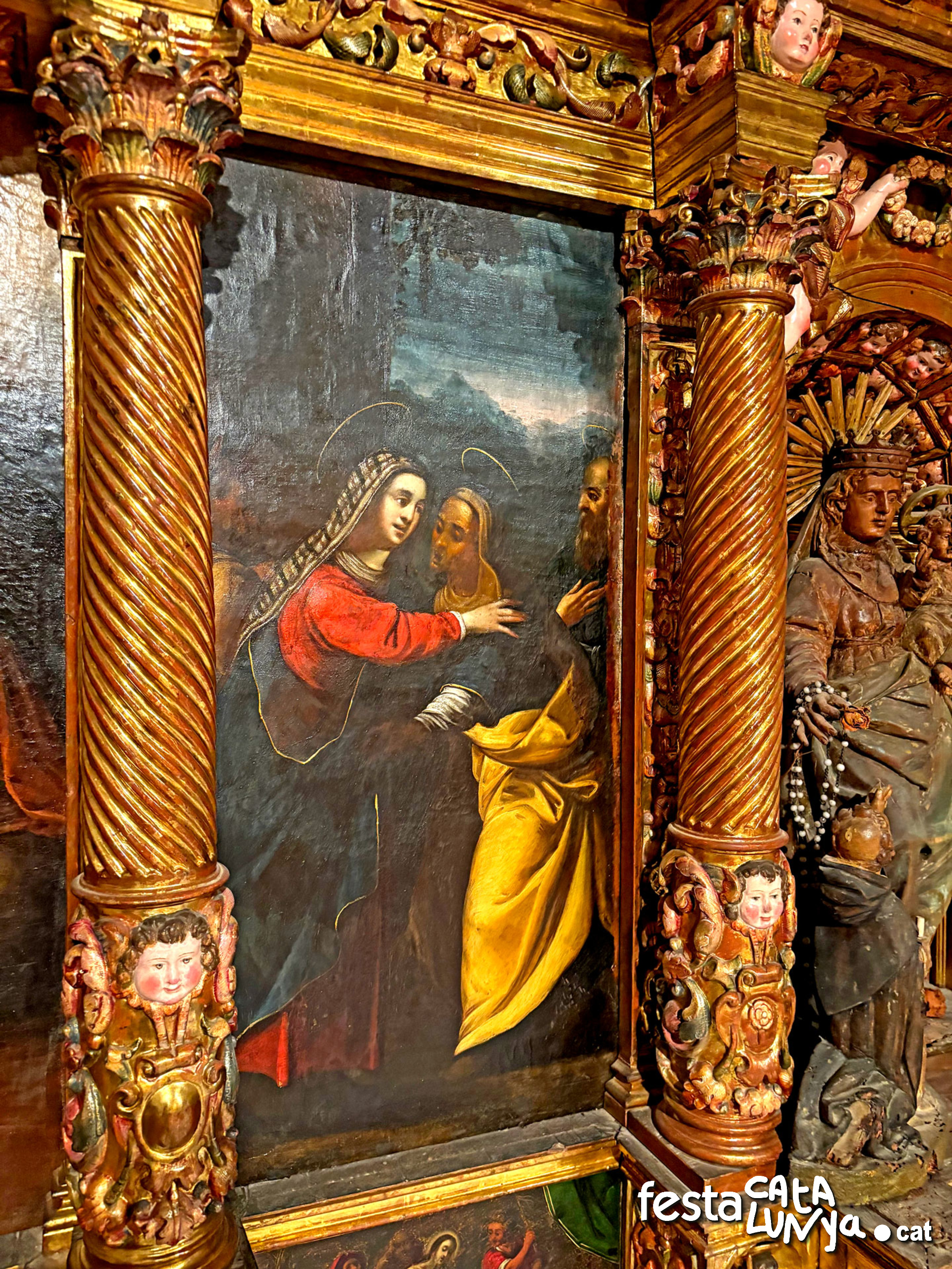 Navàs- Retaule del Roser de Santa Fe de Valldeperes