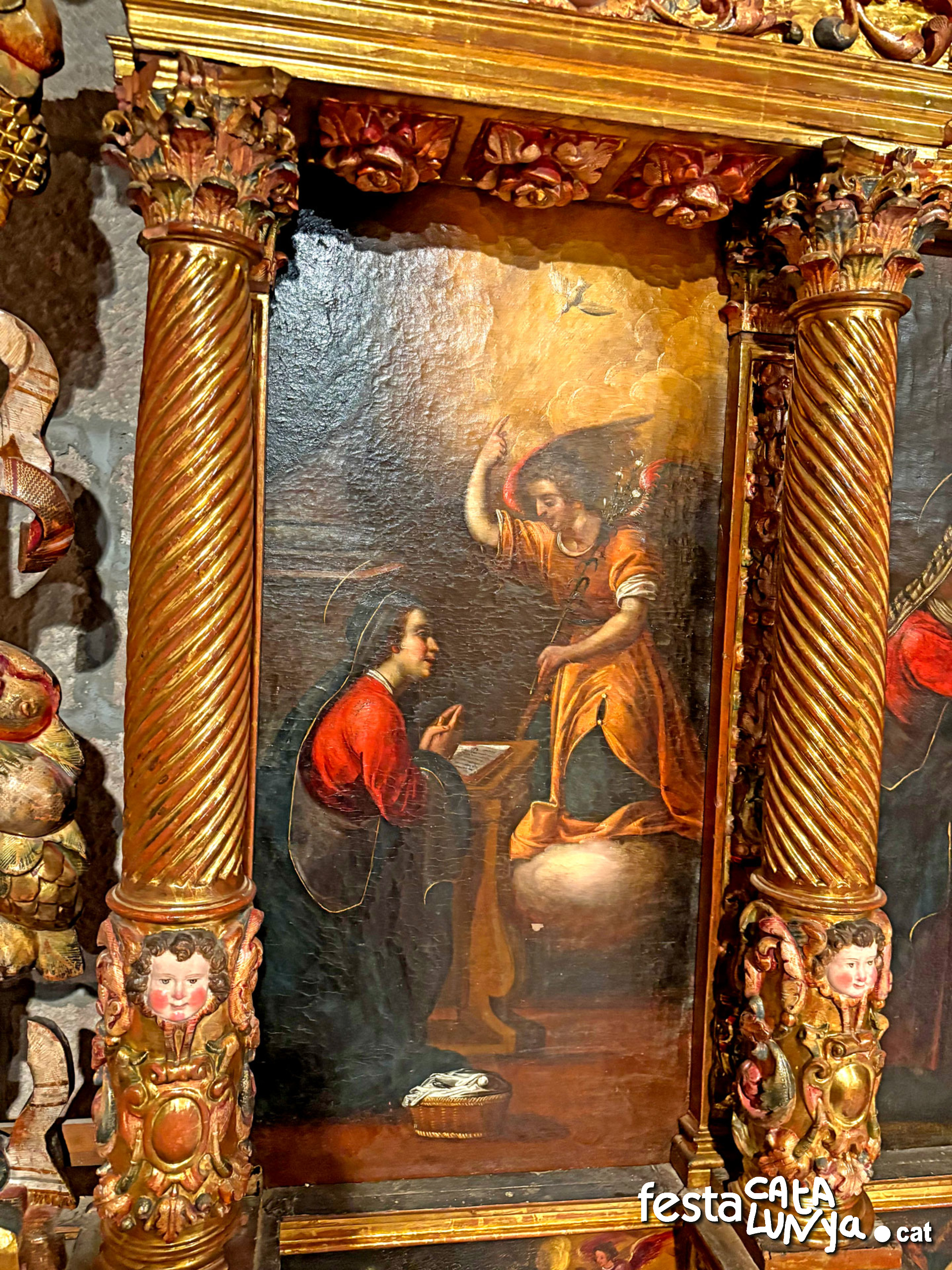 Navàs- Retaule del Roser de Santa Fe de Valldeperes