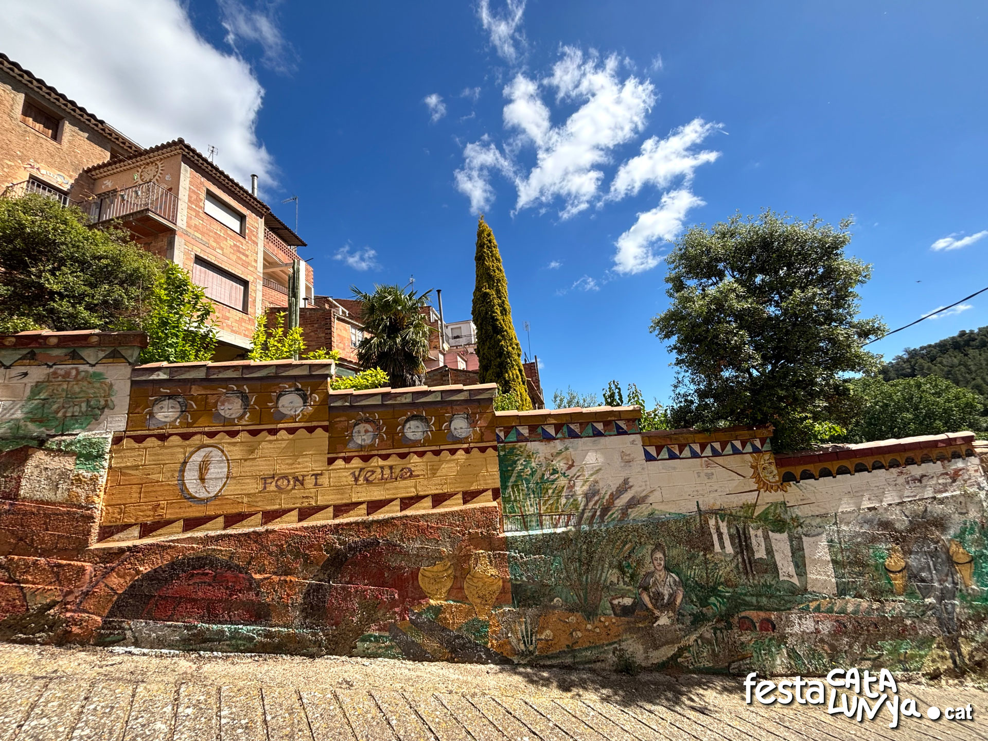 La Palma d'Ebre - Mural de Rossend Escolà