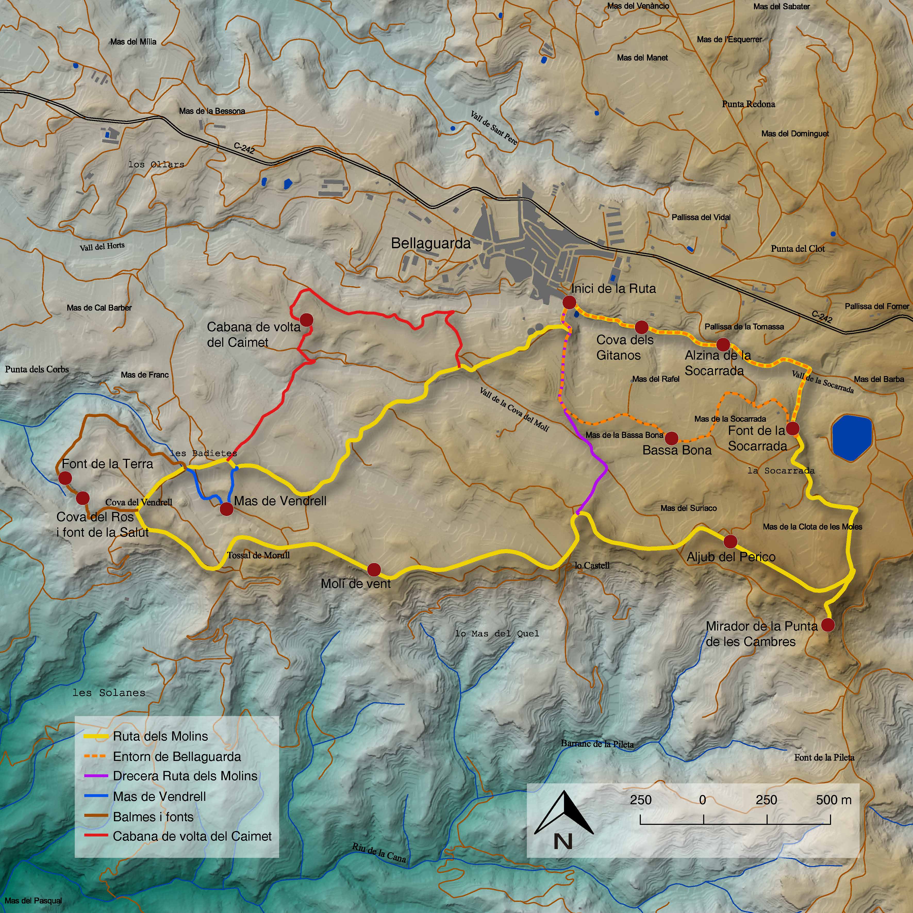 Bellaguarda - Ruta dels Molins
