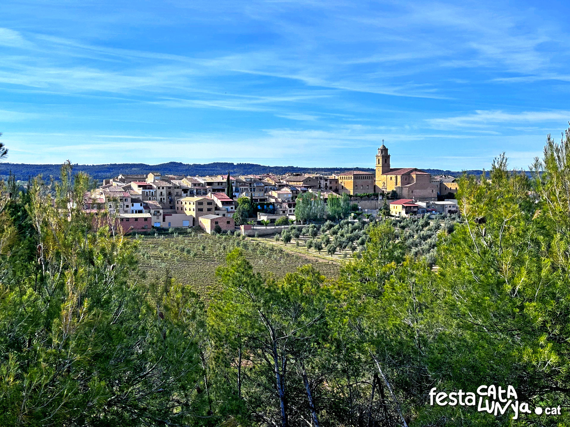 Arnes - Capella del Calvari - Vistes panoràmiques