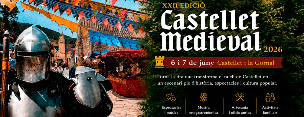 Banner de Castellet i la Gornal - Castellet Medieval 2026