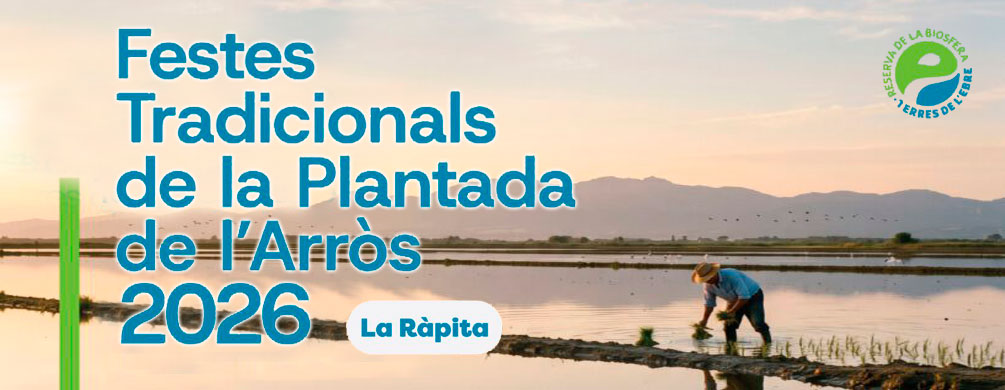 Banner de La Ràpita - Festa tradicional de la plantada de l'arròs 2026