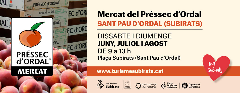 Banner de Subirats - Mercat del Préssec d'Ordal 2026