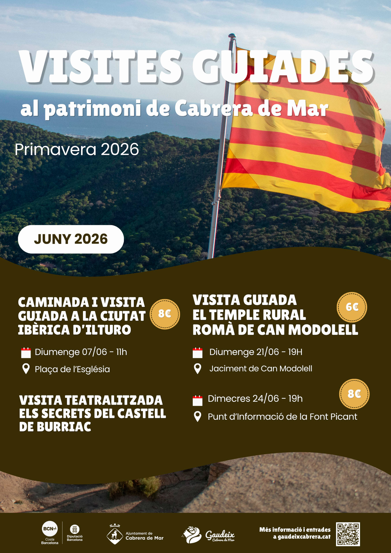 Cabrera de Mar - Visites guiades al patrimoni 2026