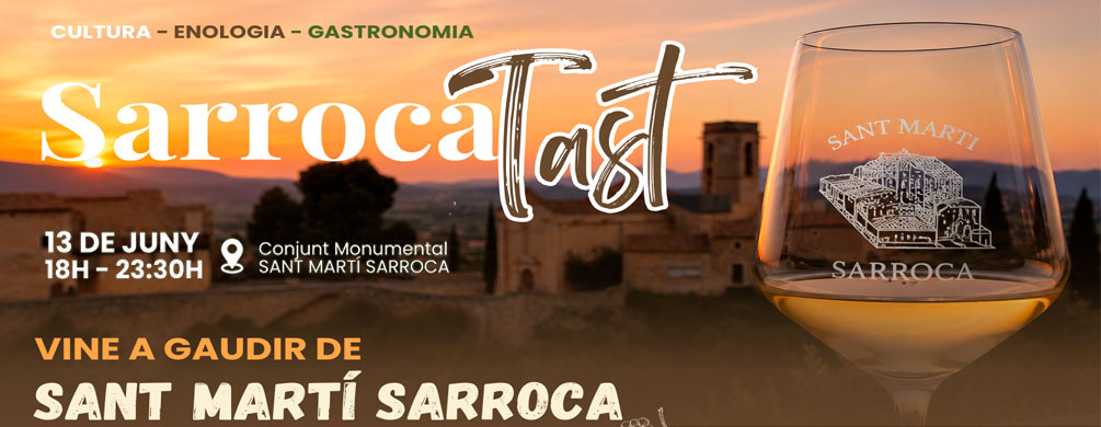 Banner de Sant Martí Sarroca - Sarroca Tast 2026
