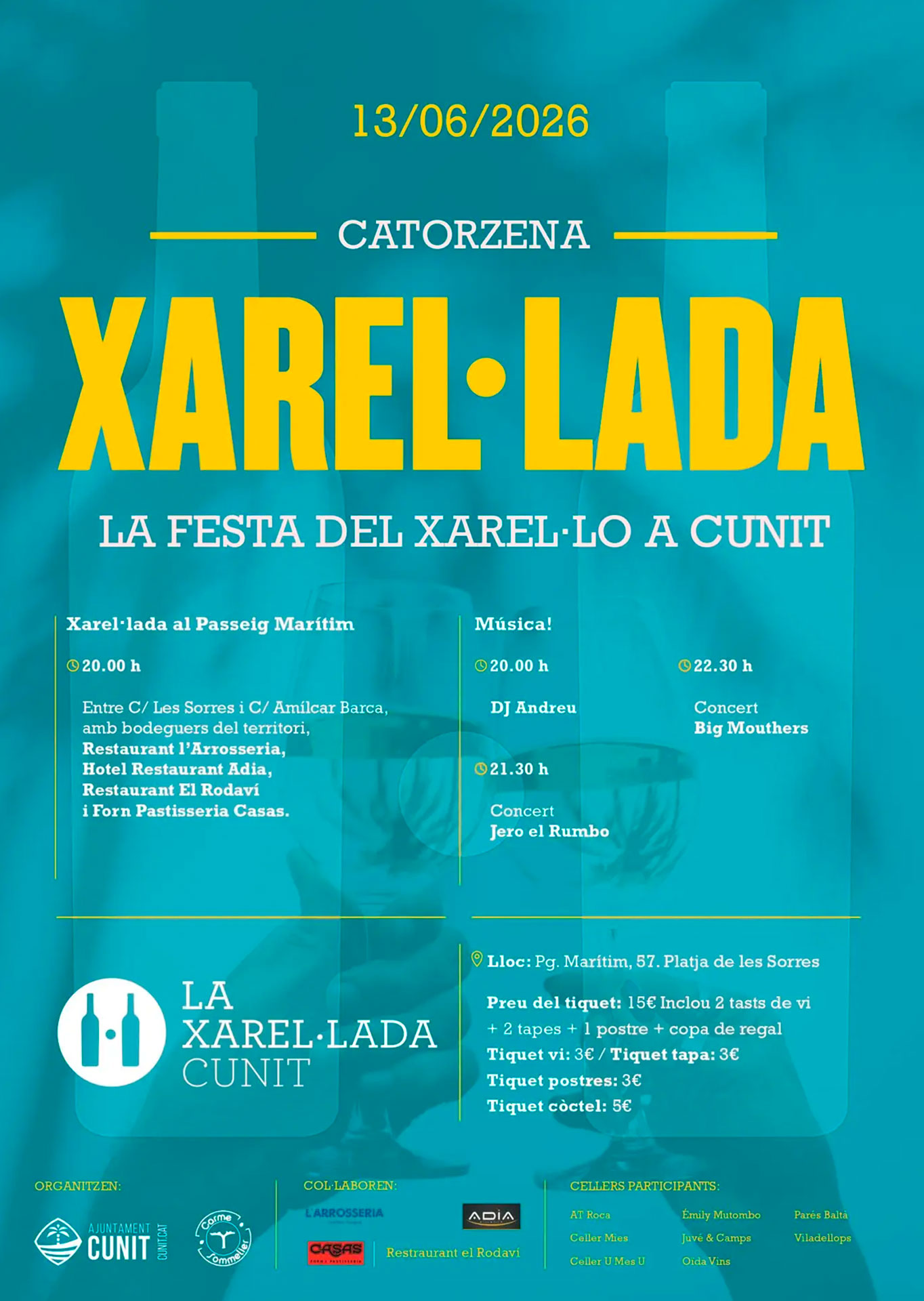 Cunit - Xarel·lada, La Festa del Xarel·lo 2026
