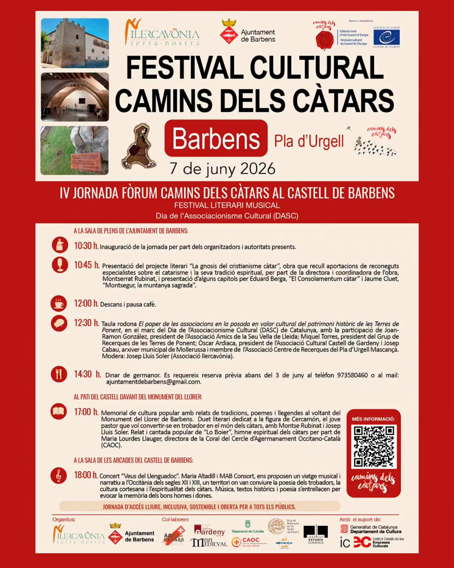 Barbens - Festival Cultural Camins dels Càtars 2026
