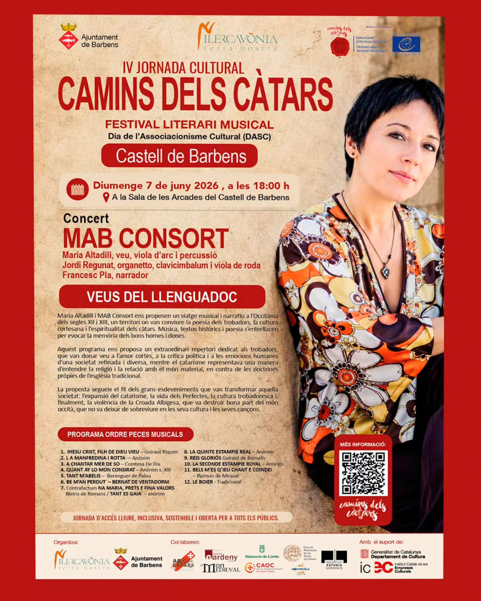 Barbens - Festival Cultural Camins dels Càtars 2026