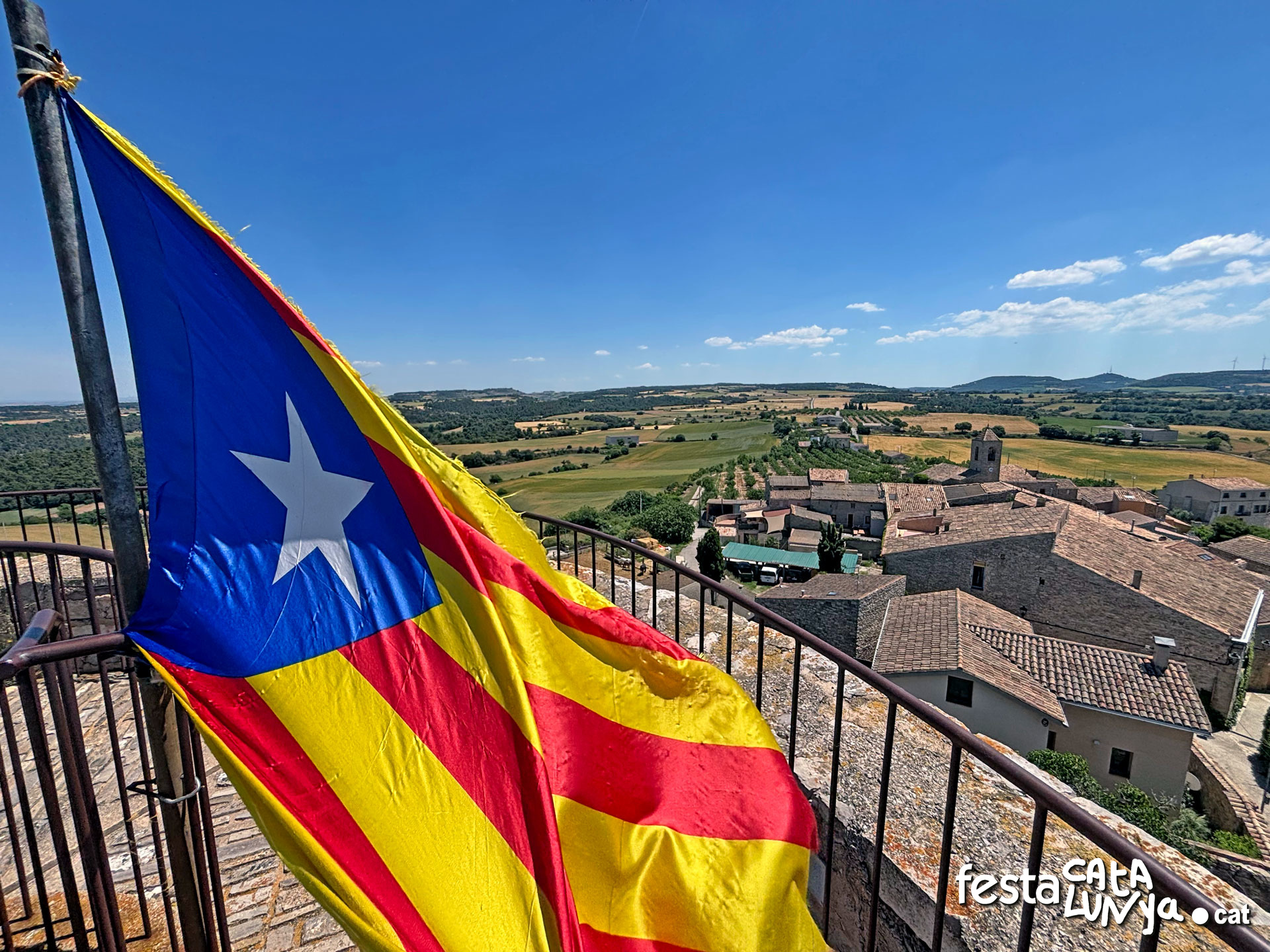 Montoliu de Segarra - Mirador del castell de l'Ametlla de Segarra