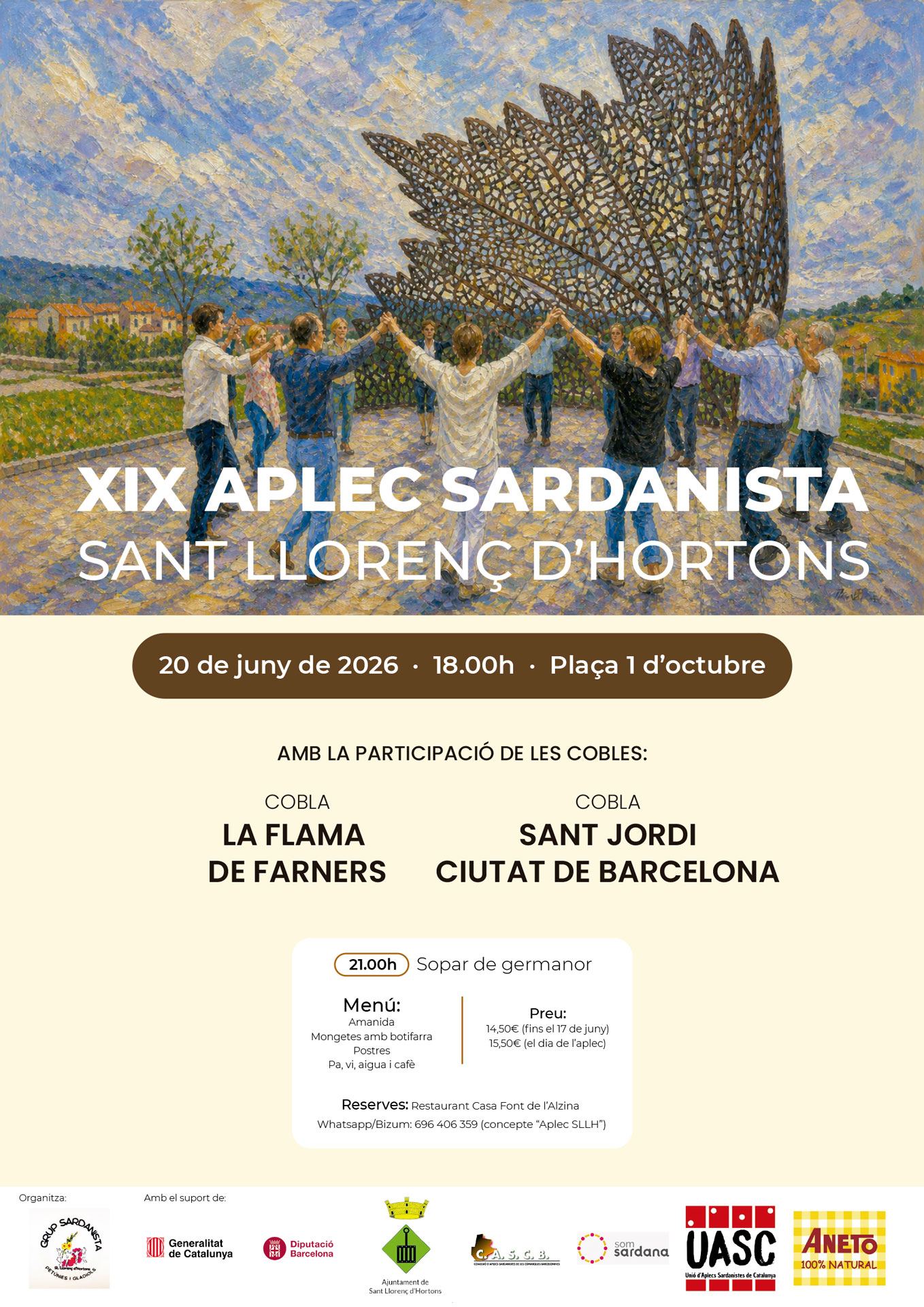 Aplec Sardanista 2026 - Sant Llorenç d'Hortons