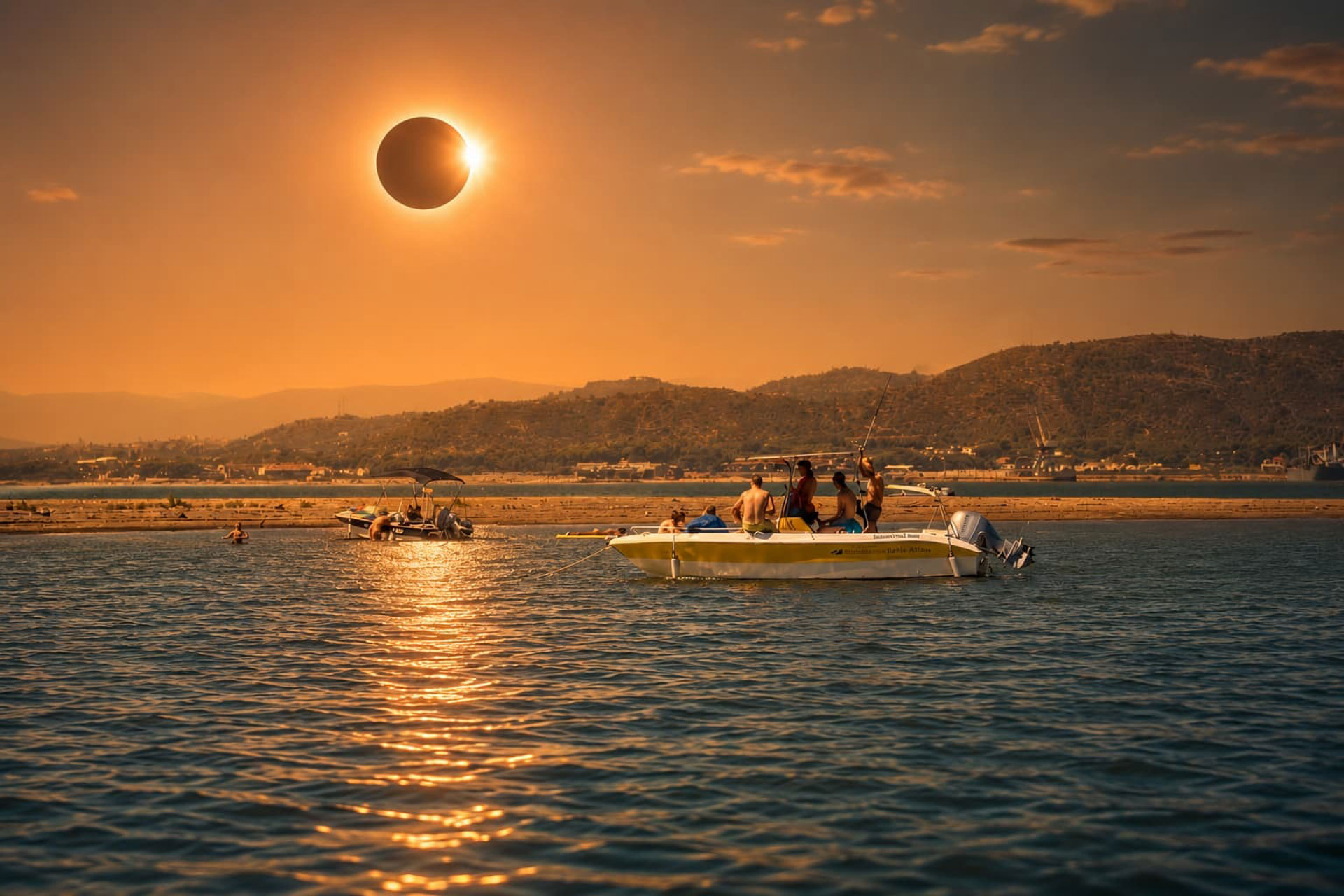 Eclipsi solar - La Ràpita (Foto: enlarapita.com)
