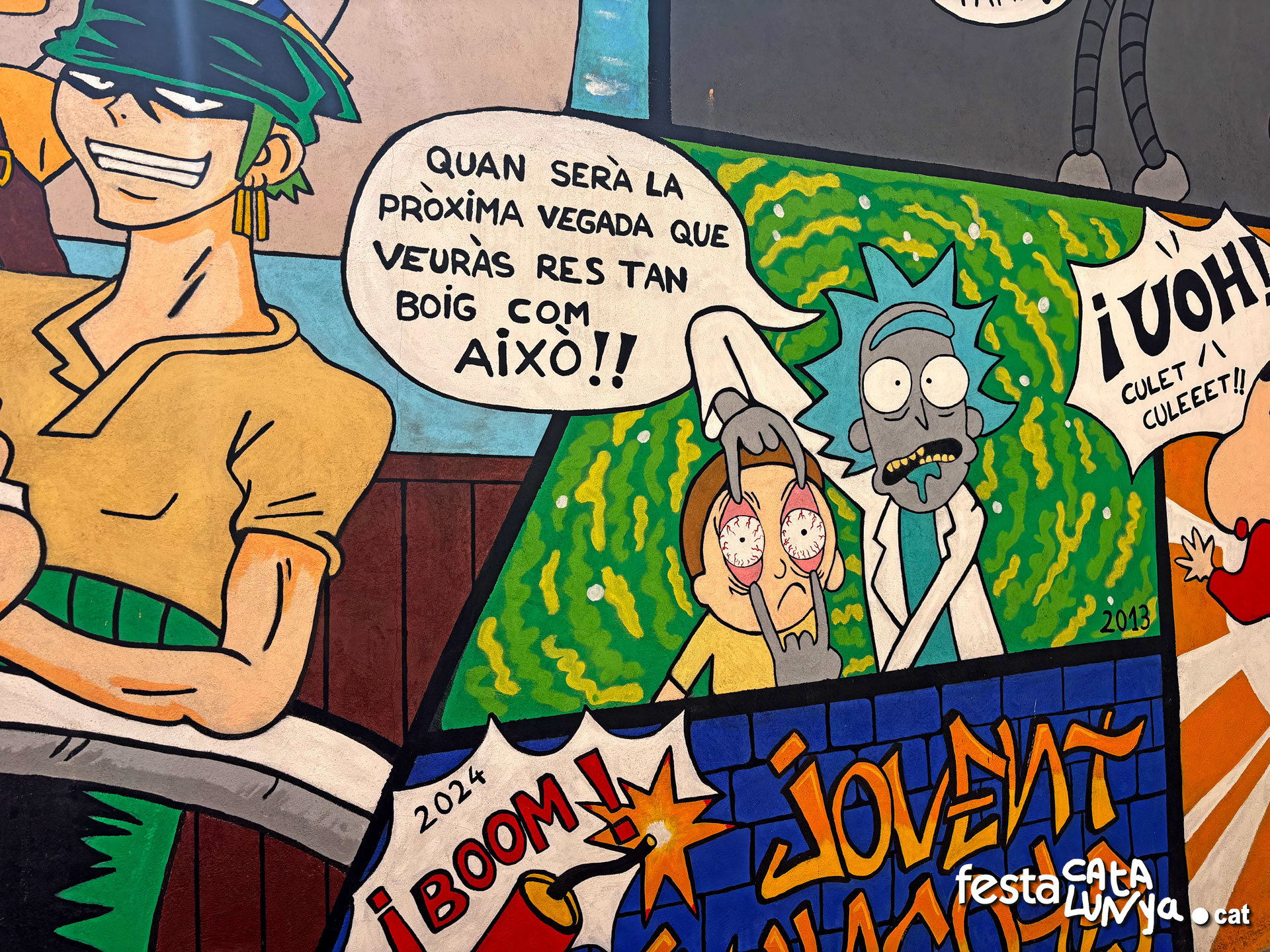 Mural dels Còmics - Juncosa