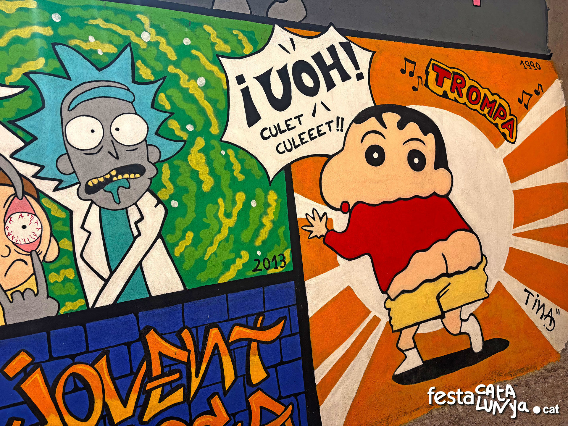Mural dels Còmics - Juncosa