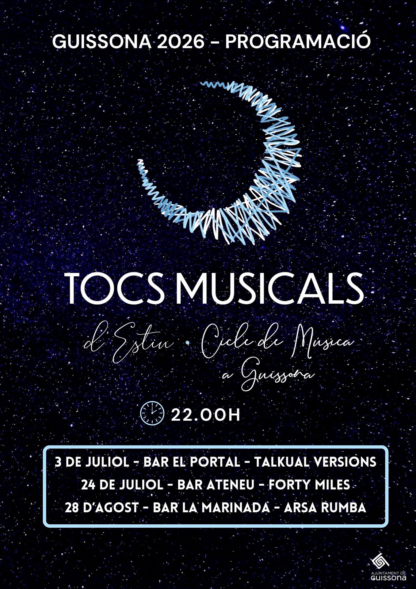 Tocs musicals d'estiu a Guissona 2026