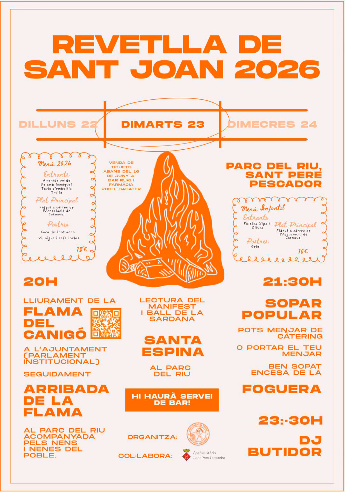 Revetlla de Sant Joan a Sant Pere Pescador 2026