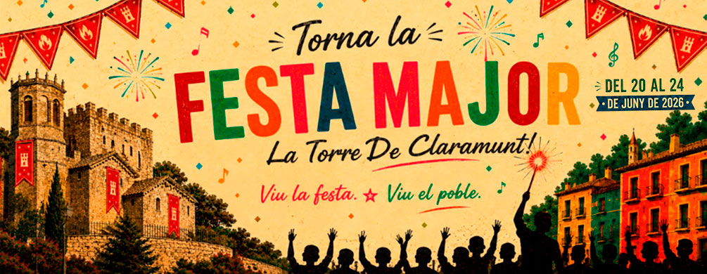 Banner de La Torre de Claramunt - Festa Major 2026