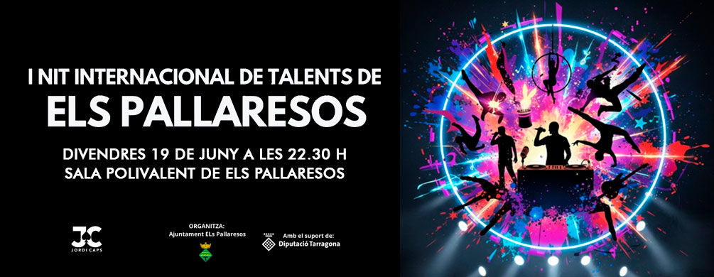 Banner de Els Pallaresos - Nit Internacional de Talents 2026