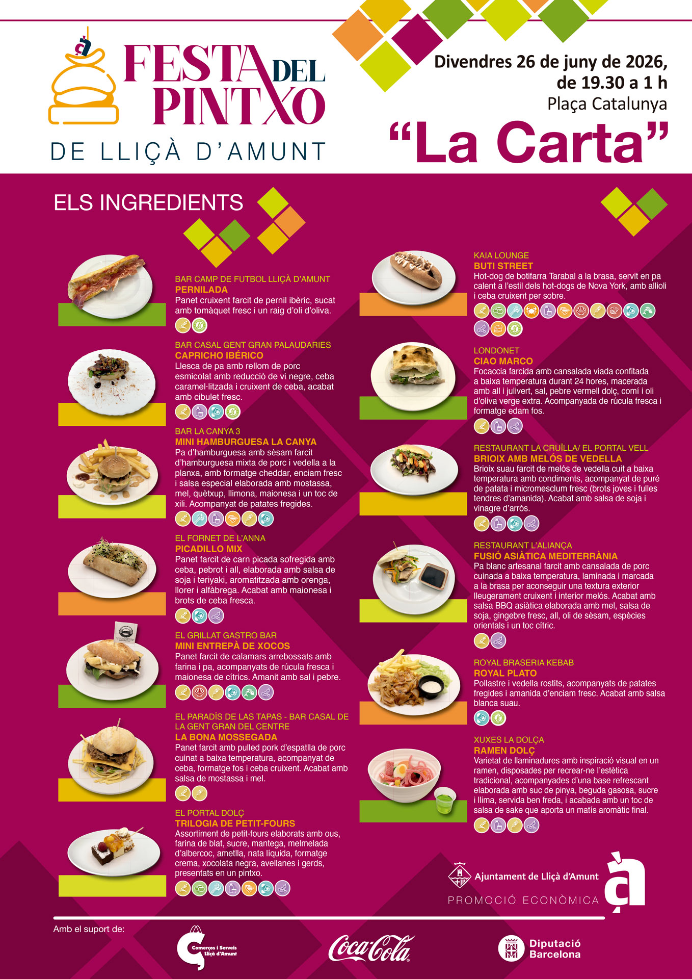 Festa del Pintxo a Lliçà d'Amunt 2026