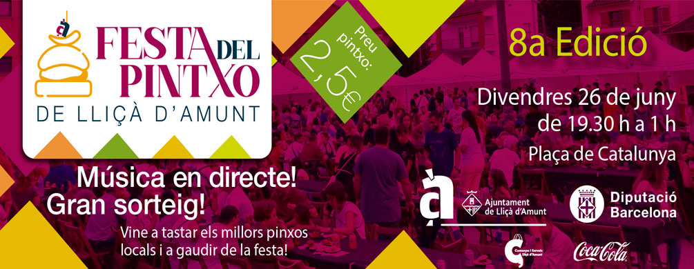 Banner de Lliçà d'Amunt - Festa del Pintxo 2026