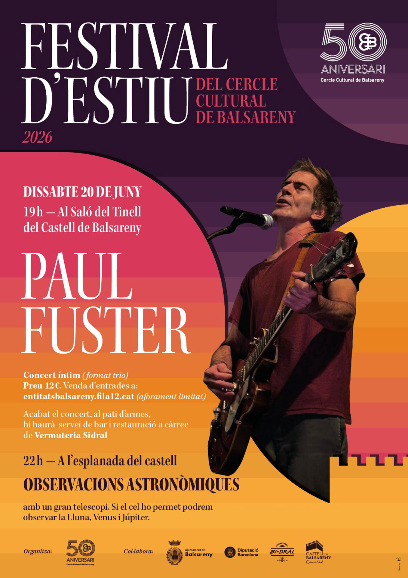 Concert de Paul Fuster a Balsareny