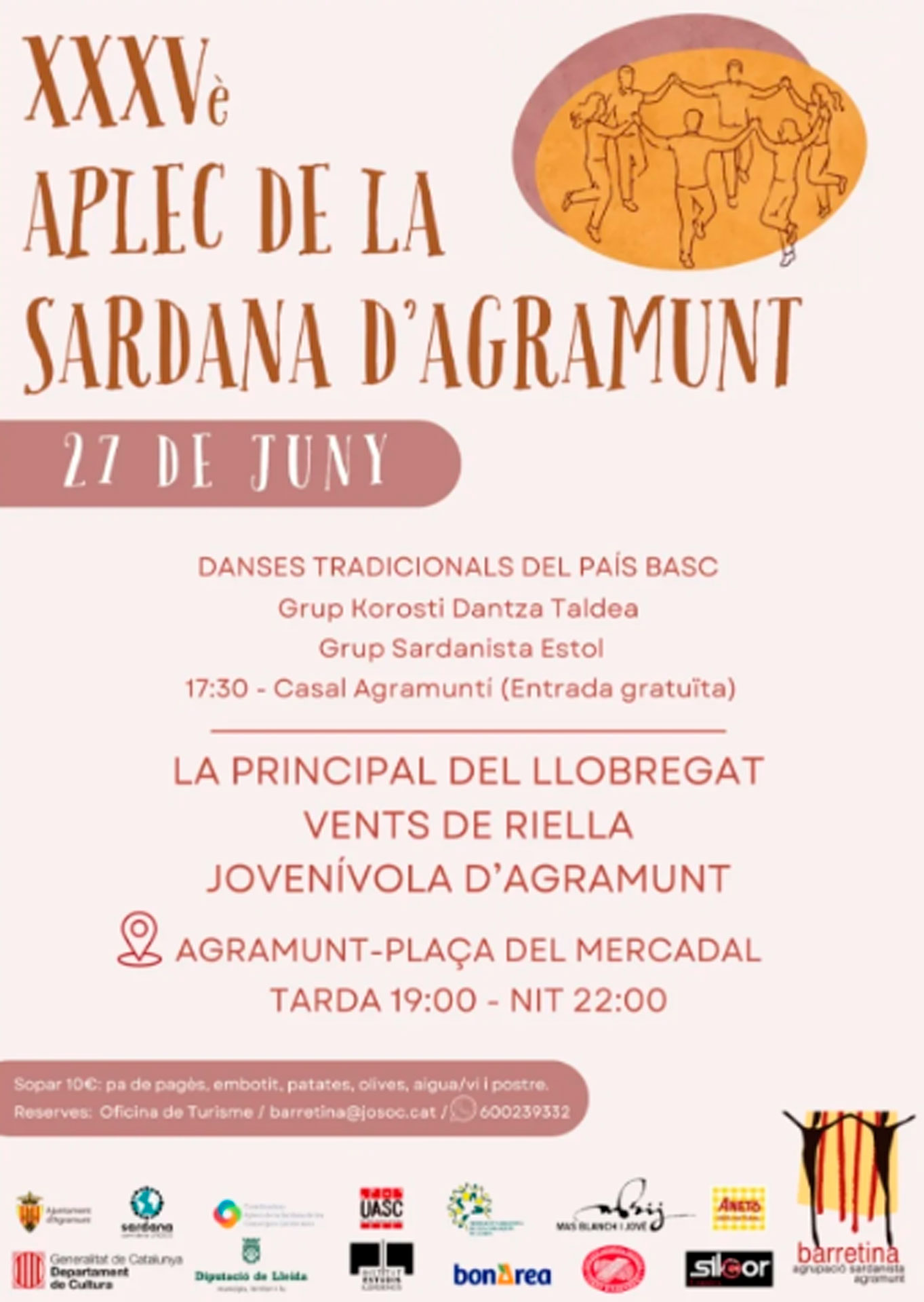 Aplec de la Sardana a Agramunt 2026