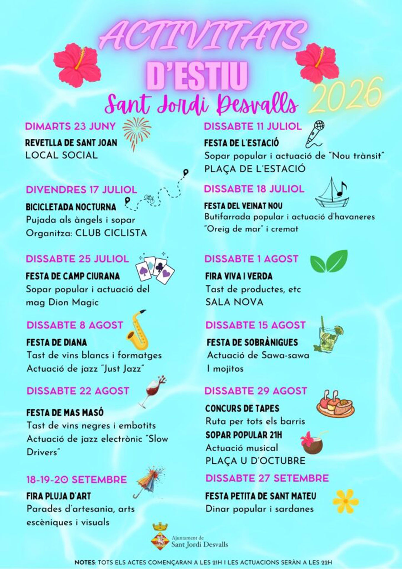 Activitats d’estiu a Sant Jordi Desvalls