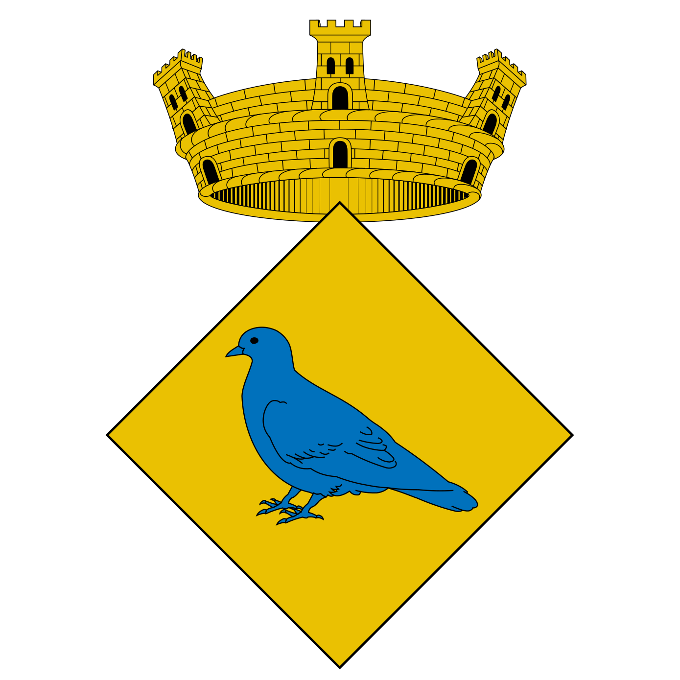 Santa Coloma de Cervelló - escut