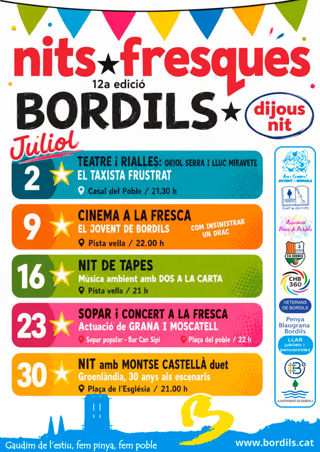 Nits fresques de juliol a Bordils 2026