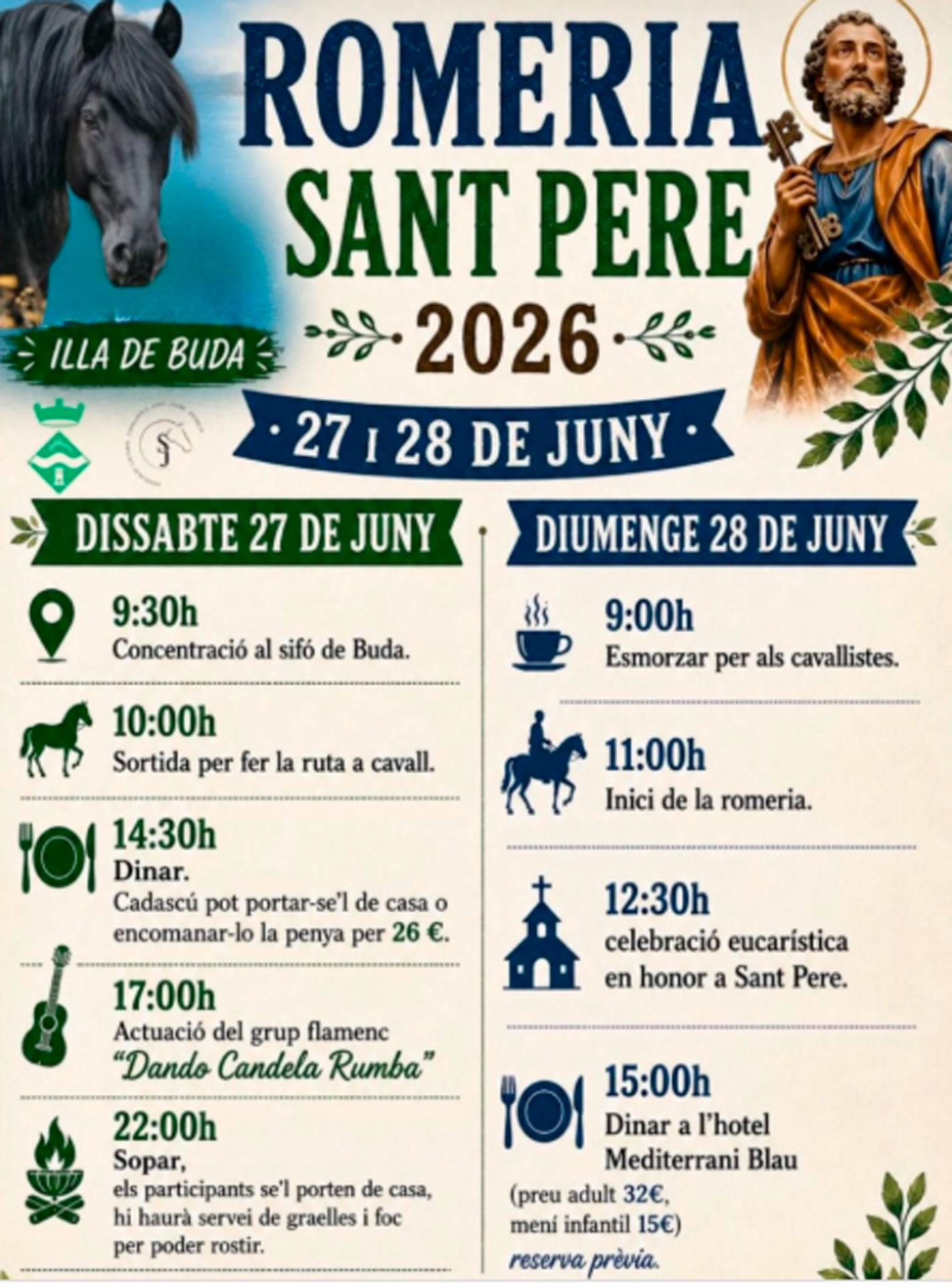 Romeria de Sant Pere 2026 - Sant Jaume d'Enveja