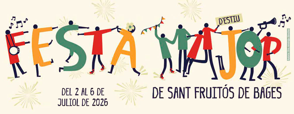 Banner de Sant Fruitós de Bages - Festa Major d'estiu 2026