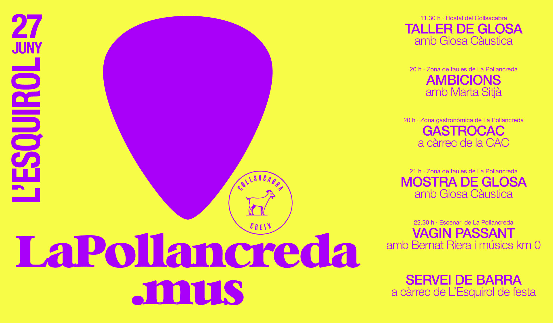 Festival La Pollancreda.mus a l'Esquirol