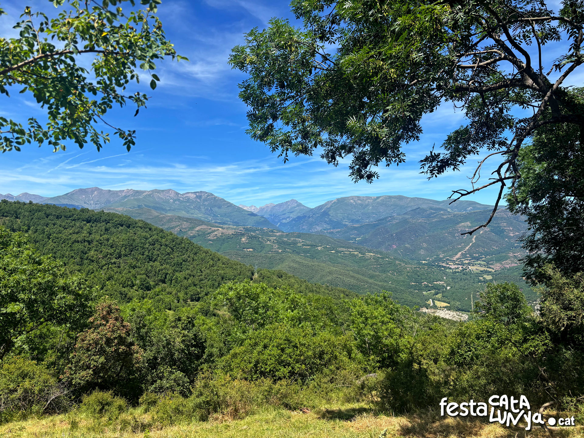 Mirador panoràmic de Cérvoles a Senterada