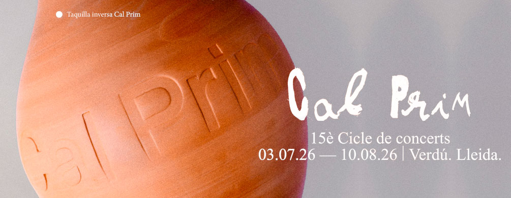 Banner de Verdú - Cicle de Concerts a Cal Prim 2026