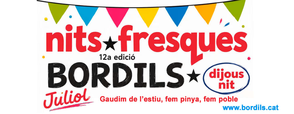Banner de Bordils - Nits fresques de juliol 2026