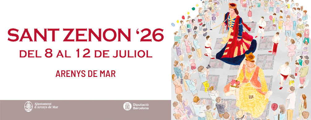 Banner de Arenys de Mar - Sant Zenon, Festa Major 2026